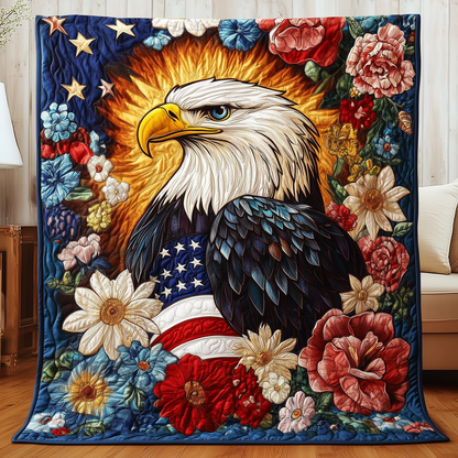 Noble American Eagle Quilted Blanket AENL007