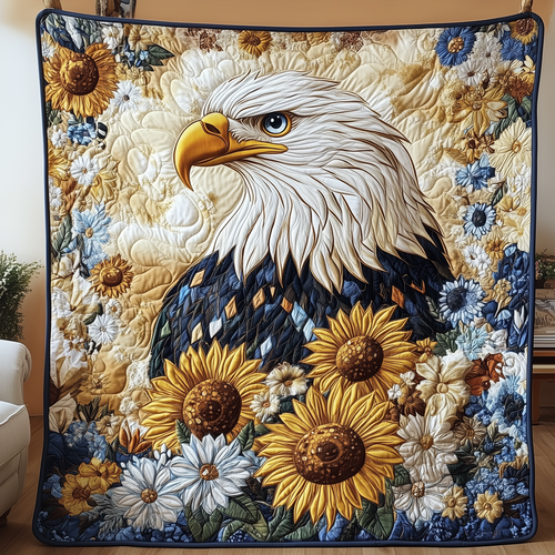 Noble American Eagle Quilted Blanket AENL010