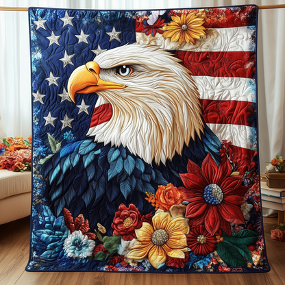 Noble American Eagle Quilted Blanket AENL009