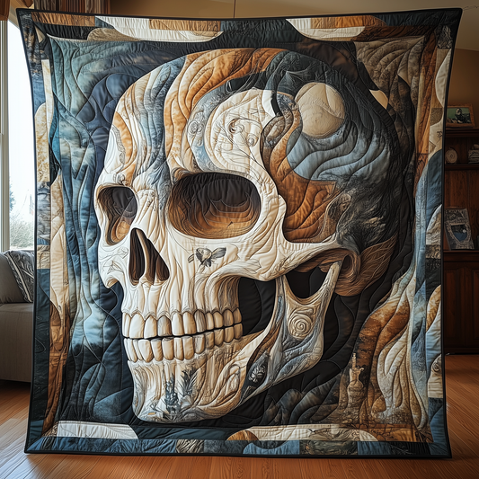 Eternal Solo Skull Quilted Blanket GFTOHD1847