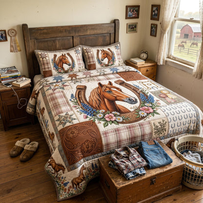 Western Soul 3-Piece Quilted Bedding Set GFTOMA11411