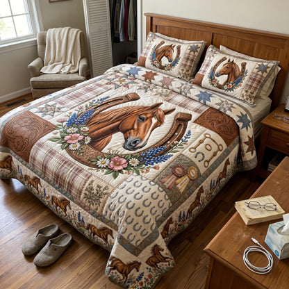Western Soul 3-Piece Quilted Bedding Set GFTOMA11411