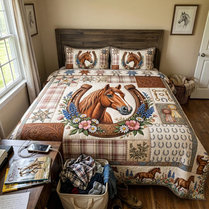 Western Soul 3-Piece Quilted Bedding Set GFTOMA11411