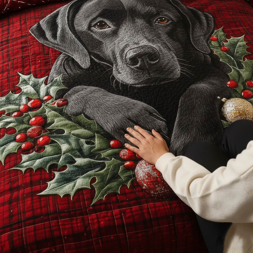 Festive Labrador Duvet Cover Set GFTONT5123