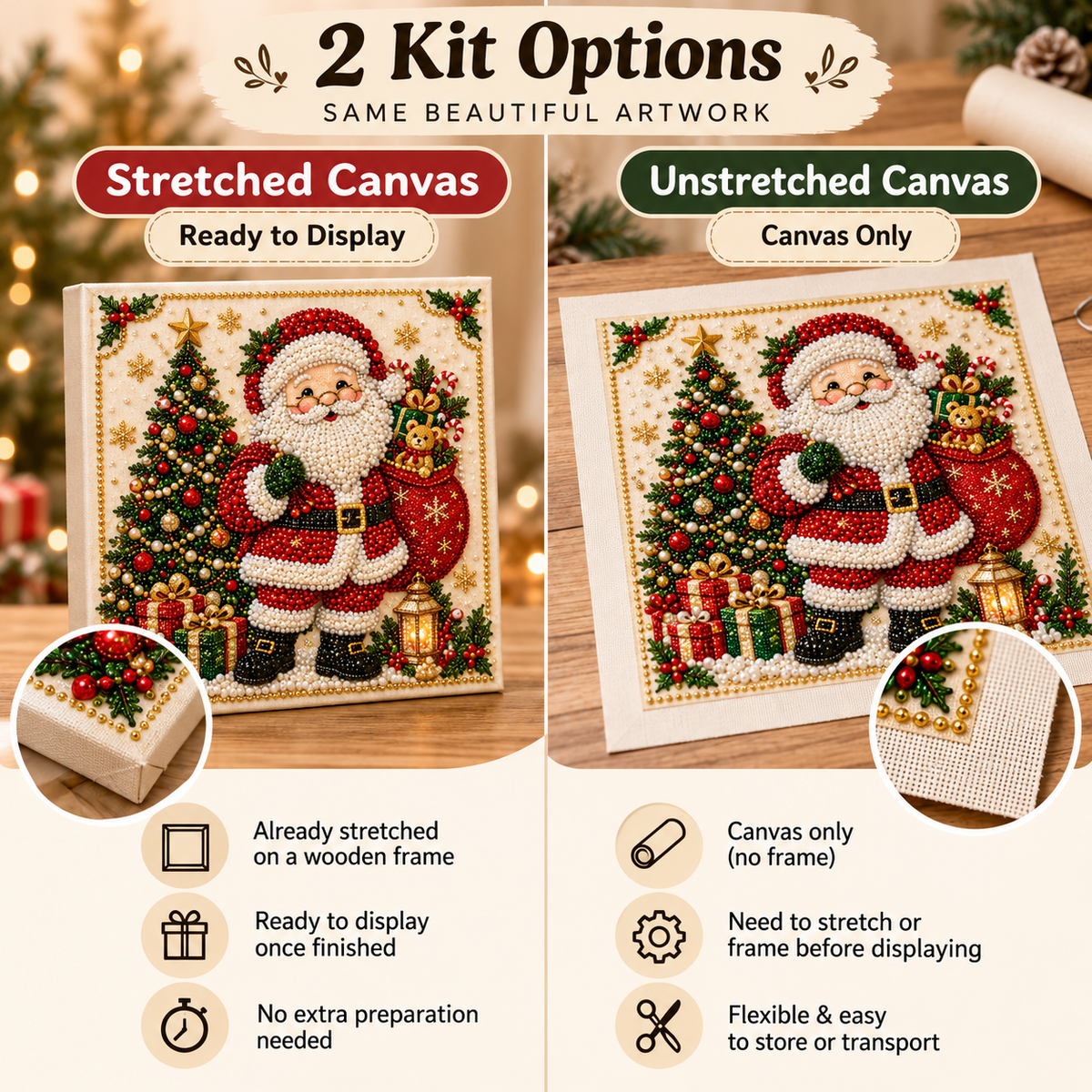 Christmas Gnomes Shop DIY Diamond Pearl Art Kit GFTONPT501