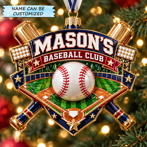 Baseball Training Gear Christmas Mica Ornament QTCUZ GFTOHNL4240