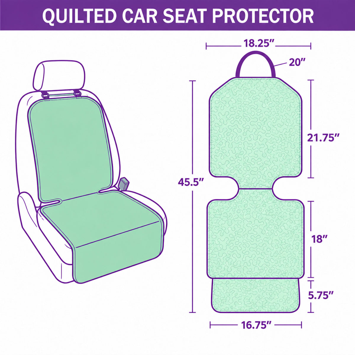 Autumn Patchwork Quilted Car Seat Protector GFTOMA15183