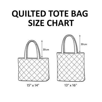 Floral Book Quilted Tote Bag GFTOTG30