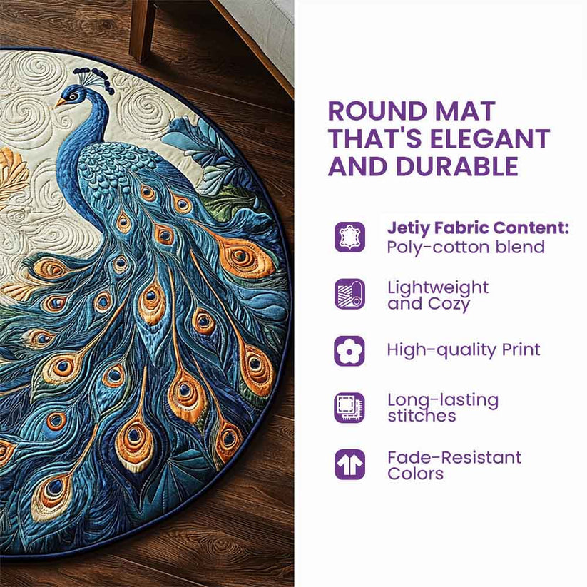 Celtic Cross Quilted Round Mat GFTOLAN1143