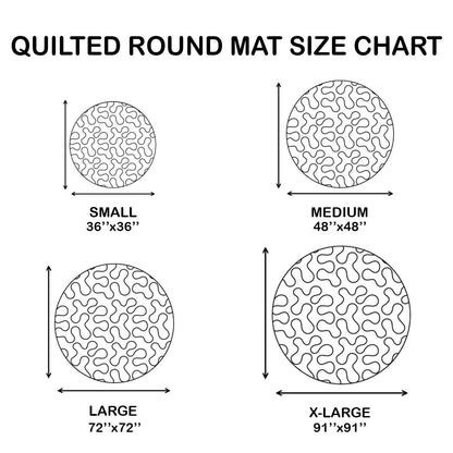 Wilderness Bear Quilted Round Mat GFTOMA7580