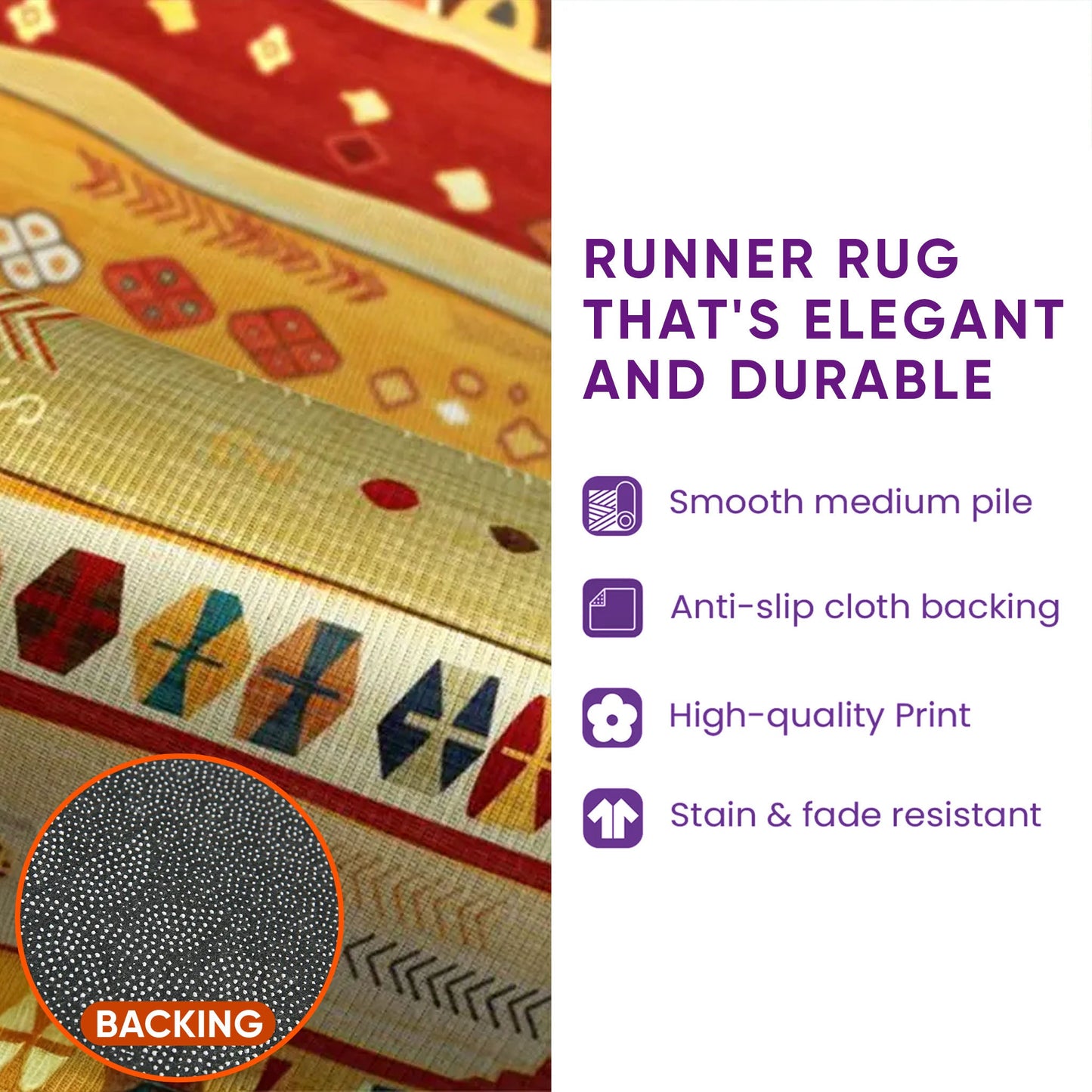 Rustic Skull Runner Rug GFTOYC2948