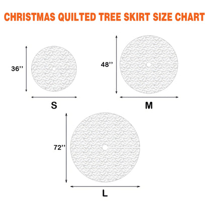 Poodle Charm Quilted Tree Skirt GFTOTP12623