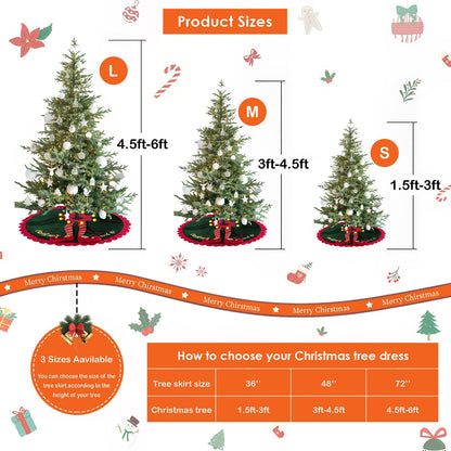Christmas Maltese Quilted Tree Skirt GFTOAB561