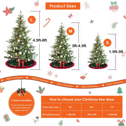 Christmas Charming Flamingo Quilted Tree Skirt GFTOAB1846