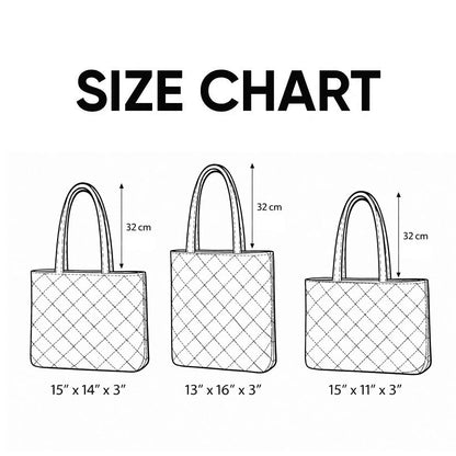 Elegant Piano Quilted Tote Bag GFTOTL4760