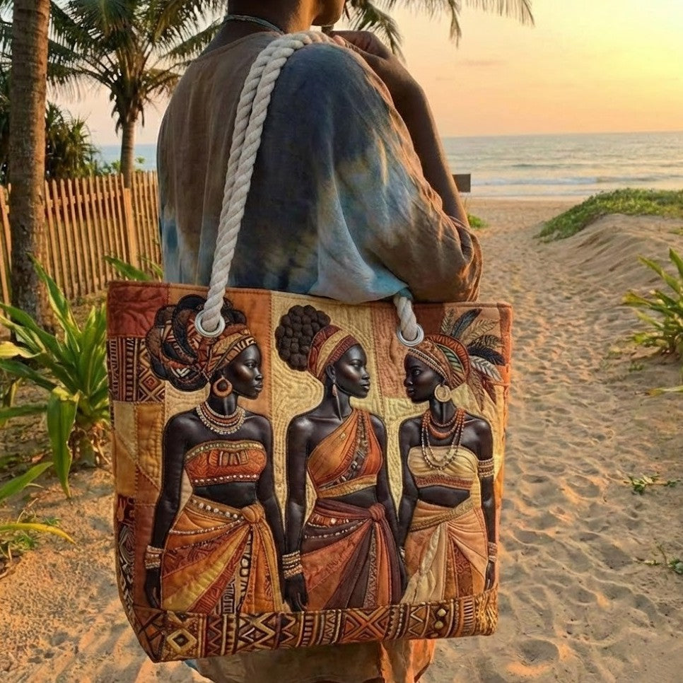Melanin Queens Quilted Beach Bag GFTOTG3053