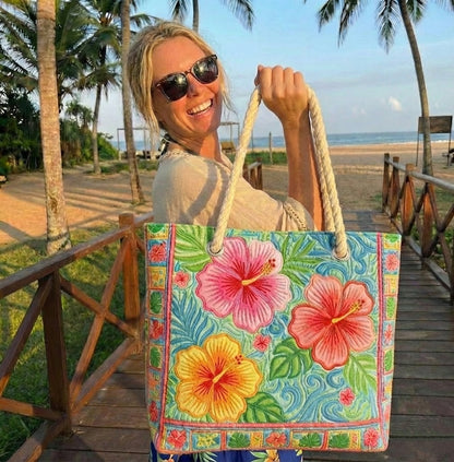 Tropical Vibes Quilted Beach Bag GFTOTG2970
