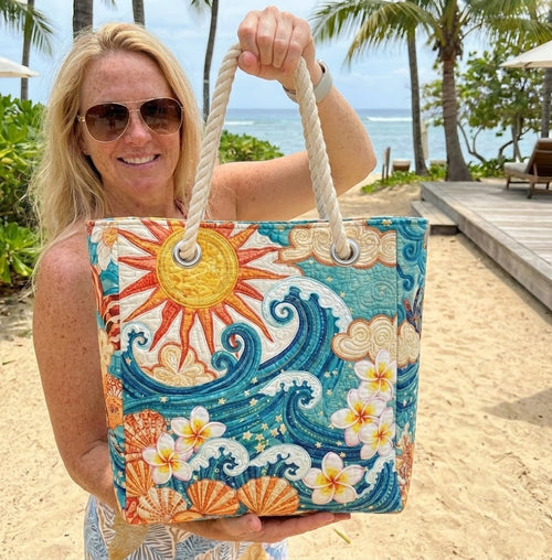Warm Halo Quilted Beach Bag GFTOTG3106